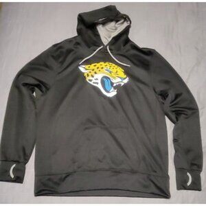 Jacksonville Jaguars Hoodie Mens 2XL Black NFL Football Pullover Sweatshirt
